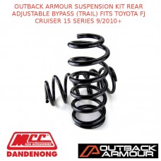 OUTBACK ARMOUR SUSP KIT REAR ADJ BYPASS (TRAIL) FITS TOYOTA FJ CRUISER 15S 9/10+